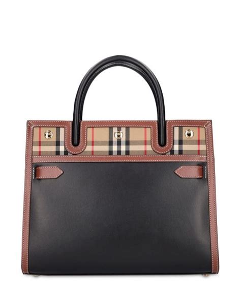 burberry small bag black|Burberry title bag small.